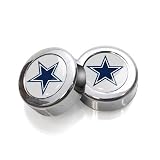 Dallas Cowboys License Plate, Frame Chrome Screw Covers