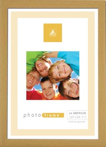A4 Certificate Photo Picture Frame PINE Natural Wood Brown