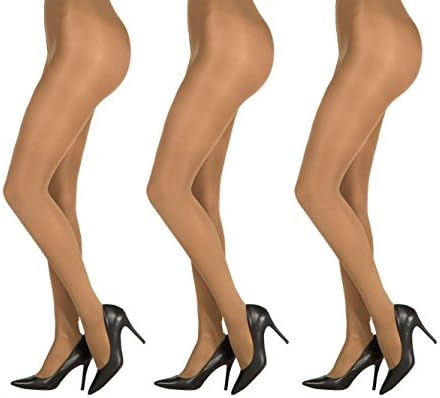 Tall Varicose Control 70 Sheer Support Pantyhose 3-Pack
