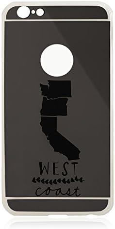Halcyon T.'s iPhone 6 Mirror Case: West Coast Reppin' Reflective Series (Black)