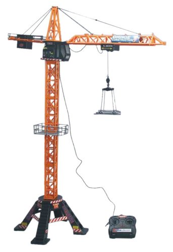 Dickie - 3462439 - Grue - Cable et Elévateur Inclus - 120 cm (Import Allemagne)