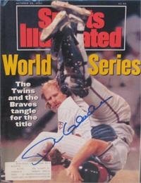 Dan Gladden autographed Sports Illustrated Magazine (Minnesota Twins)