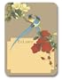 Asian Birds and Flowers - Set of 20 Adhesive Bookplates