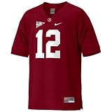 Nike Alabama Crimson Tide #12 Crimson Authentic Football Jersey
