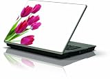Skinit Protective Skin (Fits Latest Generic 17 Laptop/Netbook/Notebook); Pink Tulips
