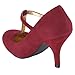 Journee Collection Womens Sueded T-strap Pumps
