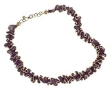 14K Two Tone Gold Mesh Look Crinkle Necklace