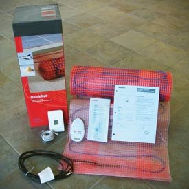 Floor Heating Kit 90' Square With Thermostat 120v