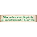 Lots of Things To Do Wall/Door Plaque