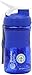BlenderBottle SportMixer Tritan Grip Shaker Bottle, Blue/White, 20-Ounce