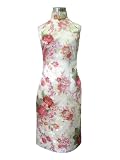 Full blooms silk dress