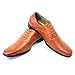 Ferro Aldo Men's Formal Brown Snipe Toe Dress Shoes Lace up Oxfords 19277a