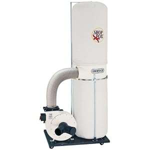 SHOP FOX W1685 1.5-Horsepower 1,280 CFM Dust Collector by Shop Fox