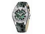 Watch&Jewellery Online Shop Ranking 20. Roberto Cavalli Ladies Diamond Analogue Watch R7251116675 with White Crystals Bezel Set and Crocodile Strap