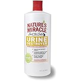 Nature's Miracle Just for Cats Urine Destroyer Intense Urine Stain & Odor Remover, 32-Ounce Pour Bottle (P-5721)
