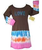 New Girls AnnLoren Boutique TIE DYE LOVE DRESS