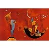 Mit Und Gegen WASSILY KANDINSKY Art Print College Poster Print by Wassily Kandinsky, 36x24