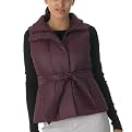 Merona® Belted Puffer Vest - Garnet Rose