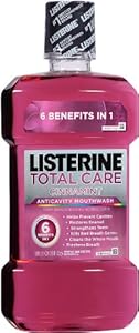 Listerine Total Care Anticavity Mouthwash Cinnamint, 1 Liter
