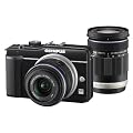 OLYMPUS �}�C�N����� PEN E-PL1s �_�u���Y�[���L�b�g �u���b�N E-PL1s TKIT BLK