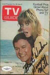 Donna Mills Signed 1971 TV Guide JSA The Good Life