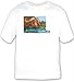 T-shirt with water, buffalo, musk, pond, horns, ox, drinking