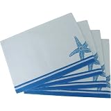 Seashells Seaside Ocean Themed Set of 4 Placemats