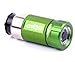 JUNGLE GREEN LED CAR TORCH - RECHARGEABLE in 12V car socket - aluminium - by Spotlight