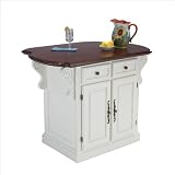 Home Styles Traditions Kitchen Island in Cherry White