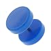 Neon Dark Blue Acrylic Fake Plug - 16g - 11mm Stud - Sold as a Pair