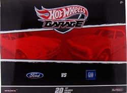 Hot Wheels 2011 Garage 20 Car Set Ford VS. GM Chevy Limited Edition Set with 20 of 1:64 Scale Collectible Die Cast Cars