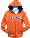 Women`s Illinois Fighting Illini Arial Full-Zip Fleece Hooded Sweatshirt