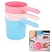 3Pcs Thicken Plastic Bathing Ladle Water Dipper with Handle Kitchen Ladles Bath Cups