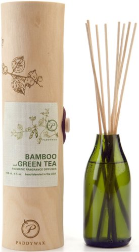 Detail image Paddywax Eco Green Fragrance Diffuser, Bamboo and Green Tea