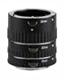 Automatik Zwischenringe 3-teilig f�r Makrofotographie passend zu Sony Alpha Alpha A100 , A200 , A230 , A290 , A300 , A33 , A330 , A350 , A380 , A390 , A450 , A500 , A55 , A550 , A560 , A580 , A700 , A850 , A900 , sowie Konica Minolta Dynax 5D Dynax 7D und Konica Minolta SLR Kameras mit Konica Minolta MA Bajonett (Metall Bayonett)