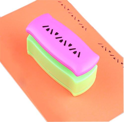 Innovative Handcraft Edger Punch DIY Lacework, Heart Shape(Random Color)