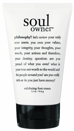 Philosophy Soul Owner Exfoliating Foot Cream, 3.3 Ounce