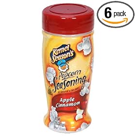Kernel Season's Popcorn Seasoning, Apple Cinnamon, 3-Ounce Shakers (Pack of 6)