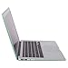 HDE Matte Hard Shell Clip Snap-on Case + Matching Keyboard Skin for MacBook Pro 13 seafoam green