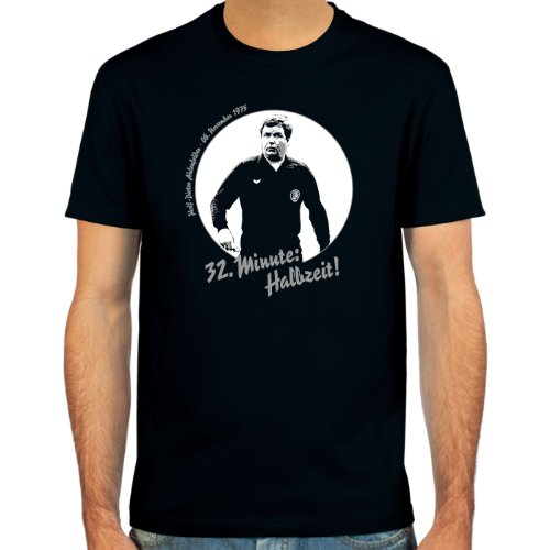T-Shirt Wolf-Dieter Ahlenfelder ::: Farbauswahl: deepred, schwarz, oliv oder navy ::: Größen: S-XL ::: Fußball-Kult