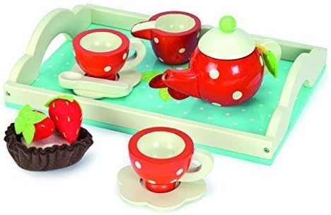 Le Toy Van Honeybake Tea Set - Strawberry Design by Hotaling