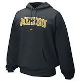 Nike Missouri Tigers Black Arch Lettering Hoody Sweatshirt