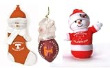 Tennessee Volunteers Football Ornament/Touchdown Snowman/Christmas Stocking Gift Pack