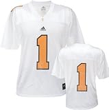 Tennessee Volunteers -No. 1- White Replica Football Jersey