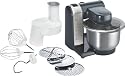 Bosch MUM48A1 K&uuml;chenmaschine / 600 Watt / Edelstahl-R&uuml;hrsch&uuml;ssel / Durchlaufschnitzler / Rezept DVD