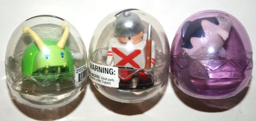 Wind-Up Toys, Set of 3 with Plastic Egg Banks, Green Snail, Fish and Soldier (1 Set)