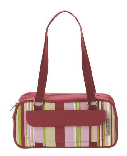 BAGYMANIA Citybag YB 191063 Baumwolle ca. 33 x 16 cm Stripes pink Preisvergleich