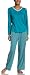 Apparel : Dockers Women's Striped Brushed Jersey PJ Set