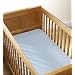 2 COTBED FITTED SHEETS 100% COTTON BLUE