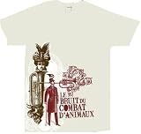 THE SOUND OF ANIMALS FIGHTING - Vintage Horn - Natural T-shirt